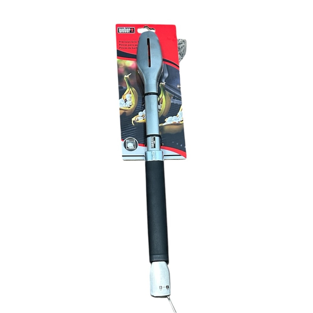 Weber 6768 precision grill tongs NWT gift present dad husband